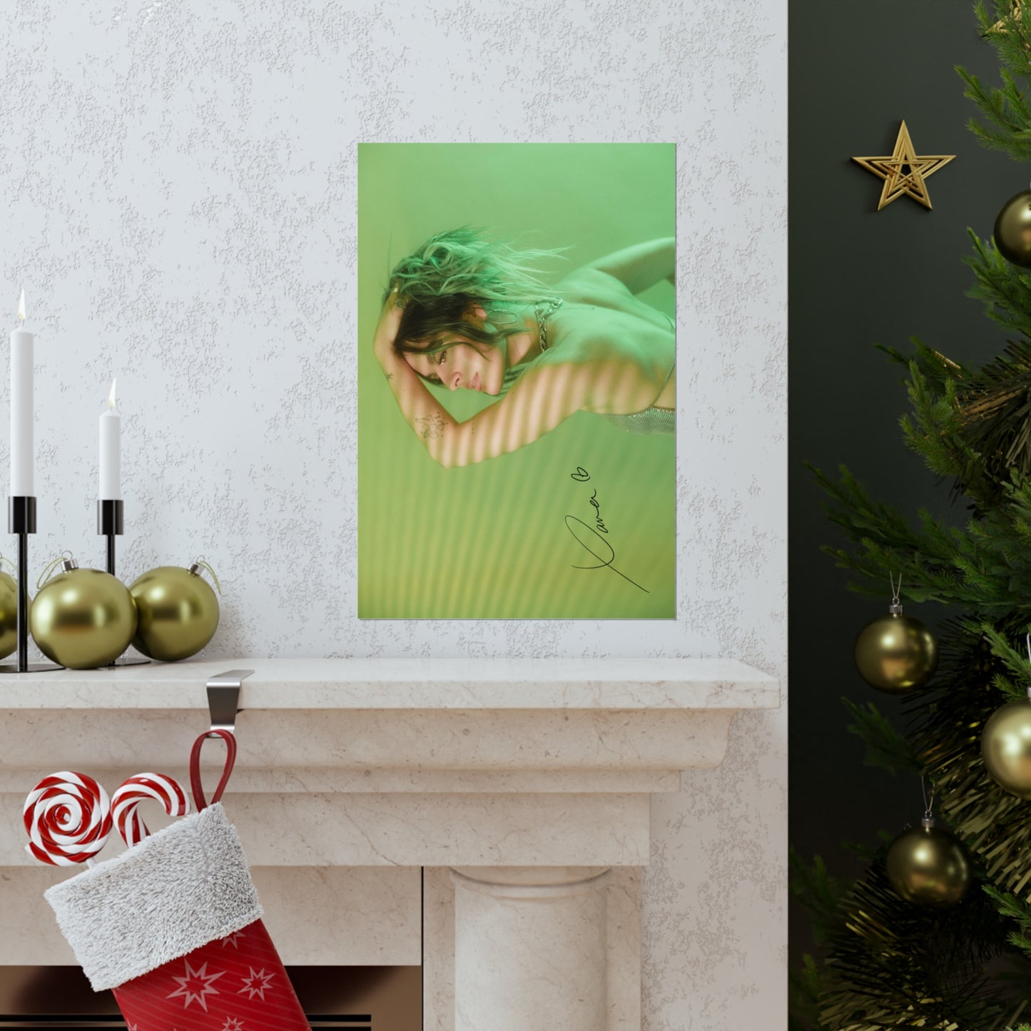 You See Green & Don't Think About Me - Signed Poster