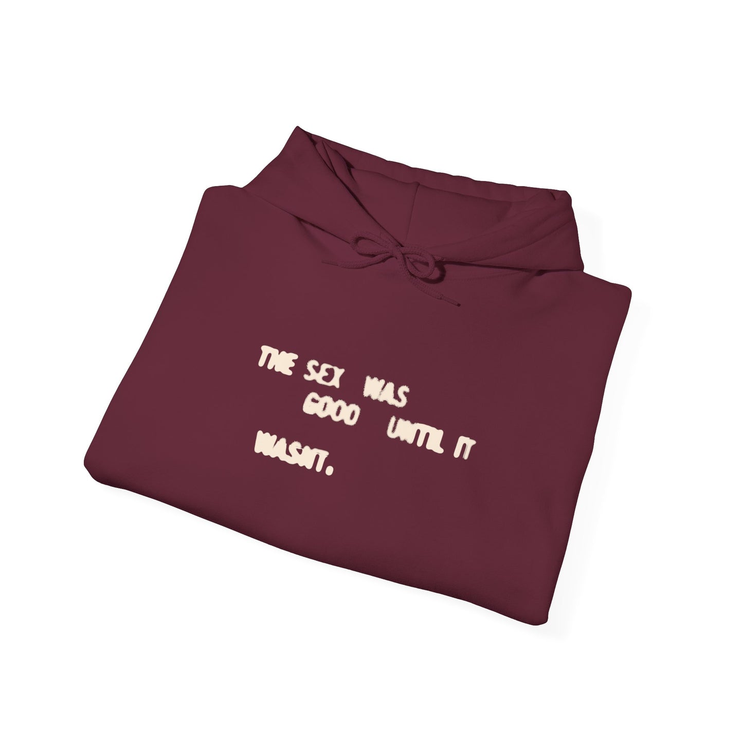 The Sex Was Good Until It Wasn't Hoodie