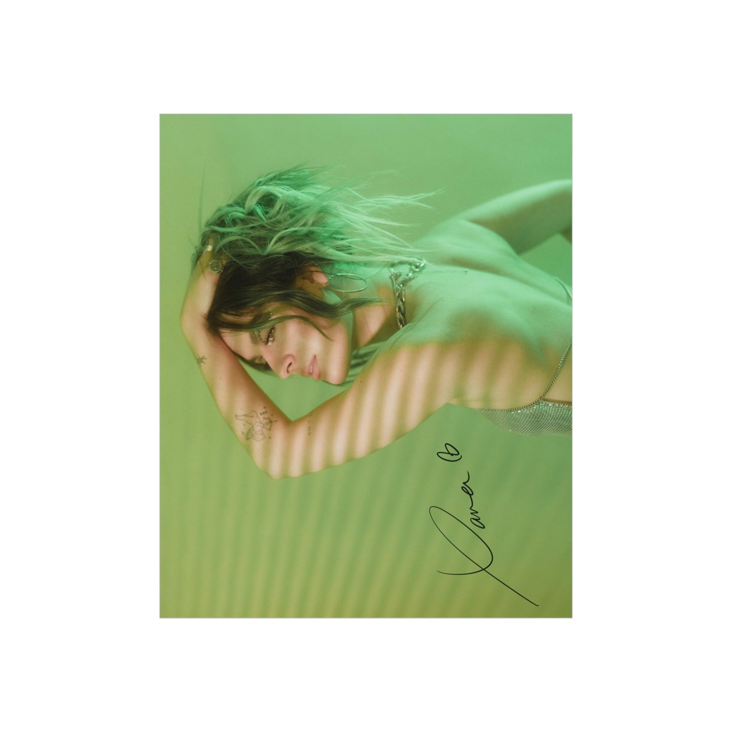 You See Green & Don't Think About Me - Signed Poster