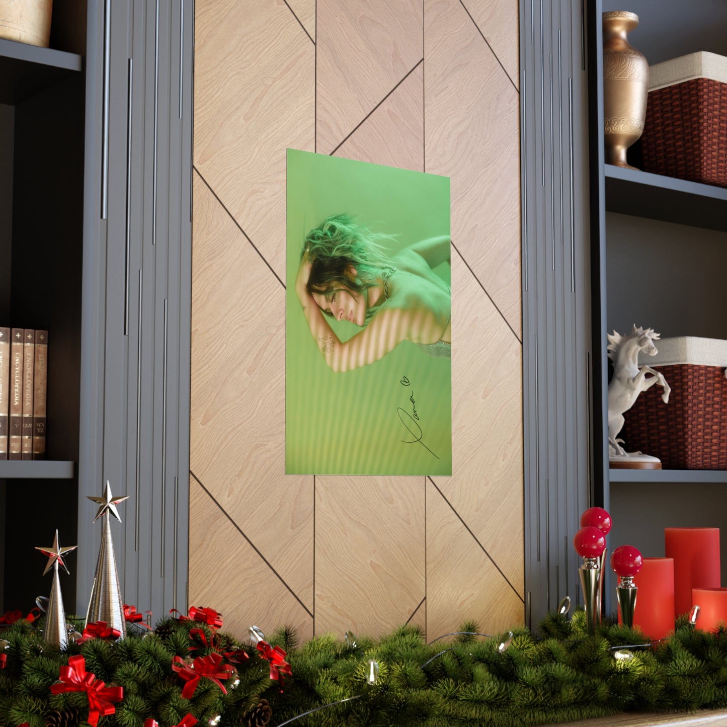 You See Green & Don't Think About Me - Signed Poster