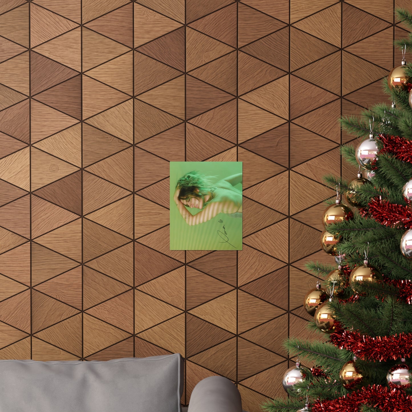 You See Green & Don't Think About Me - Signed Poster