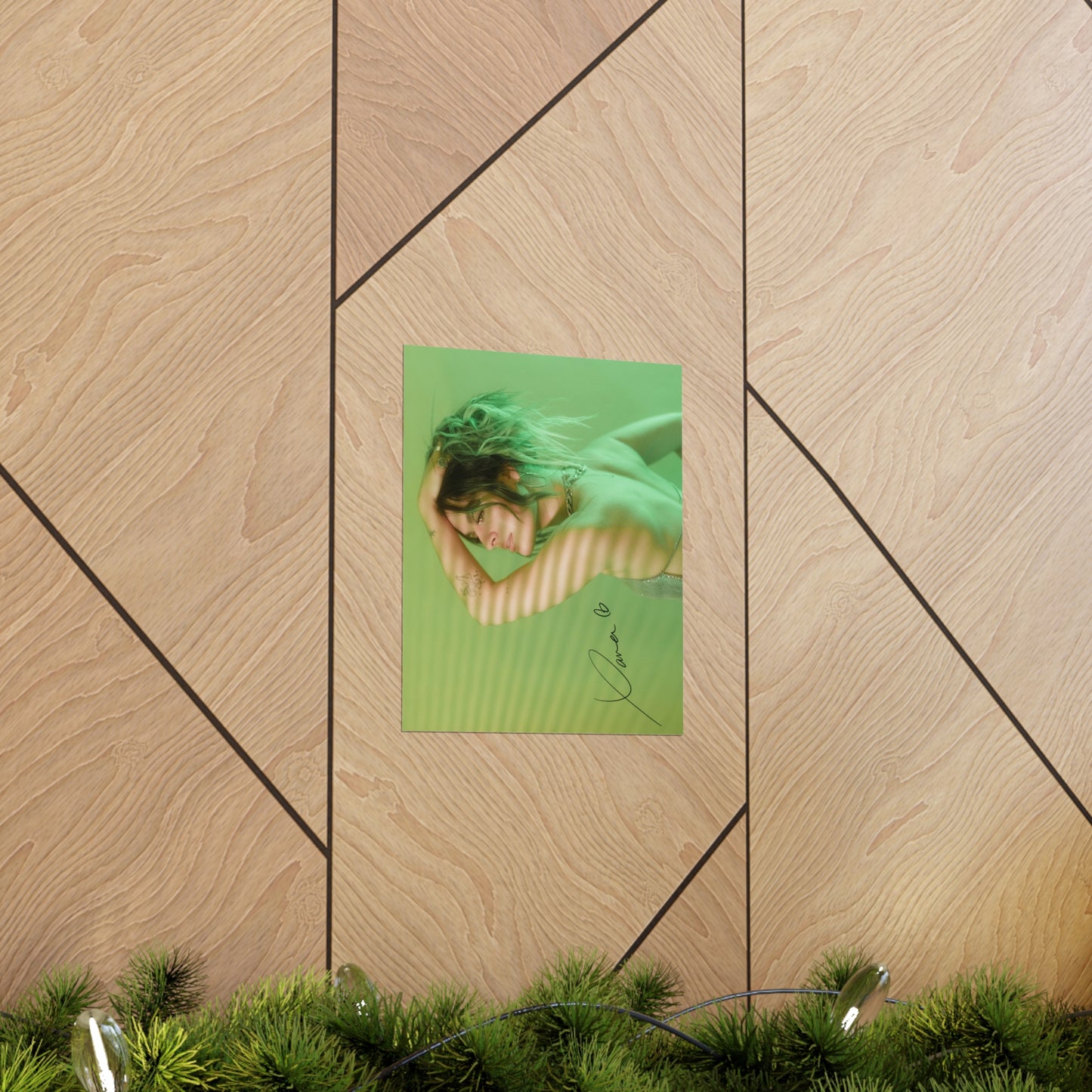 You See Green & Don't Think About Me - Signed Poster