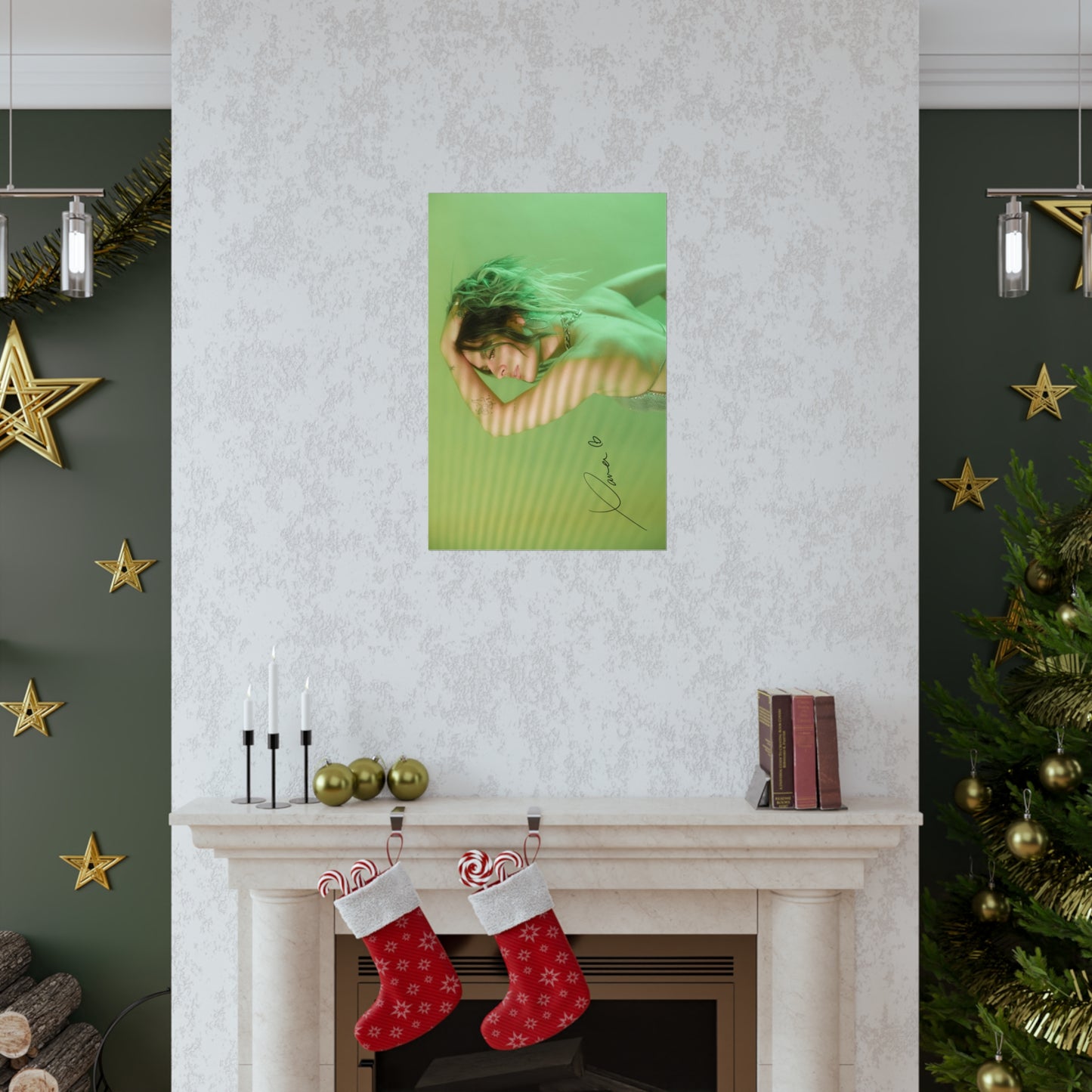 You See Green & Don't Think About Me - Signed Poster