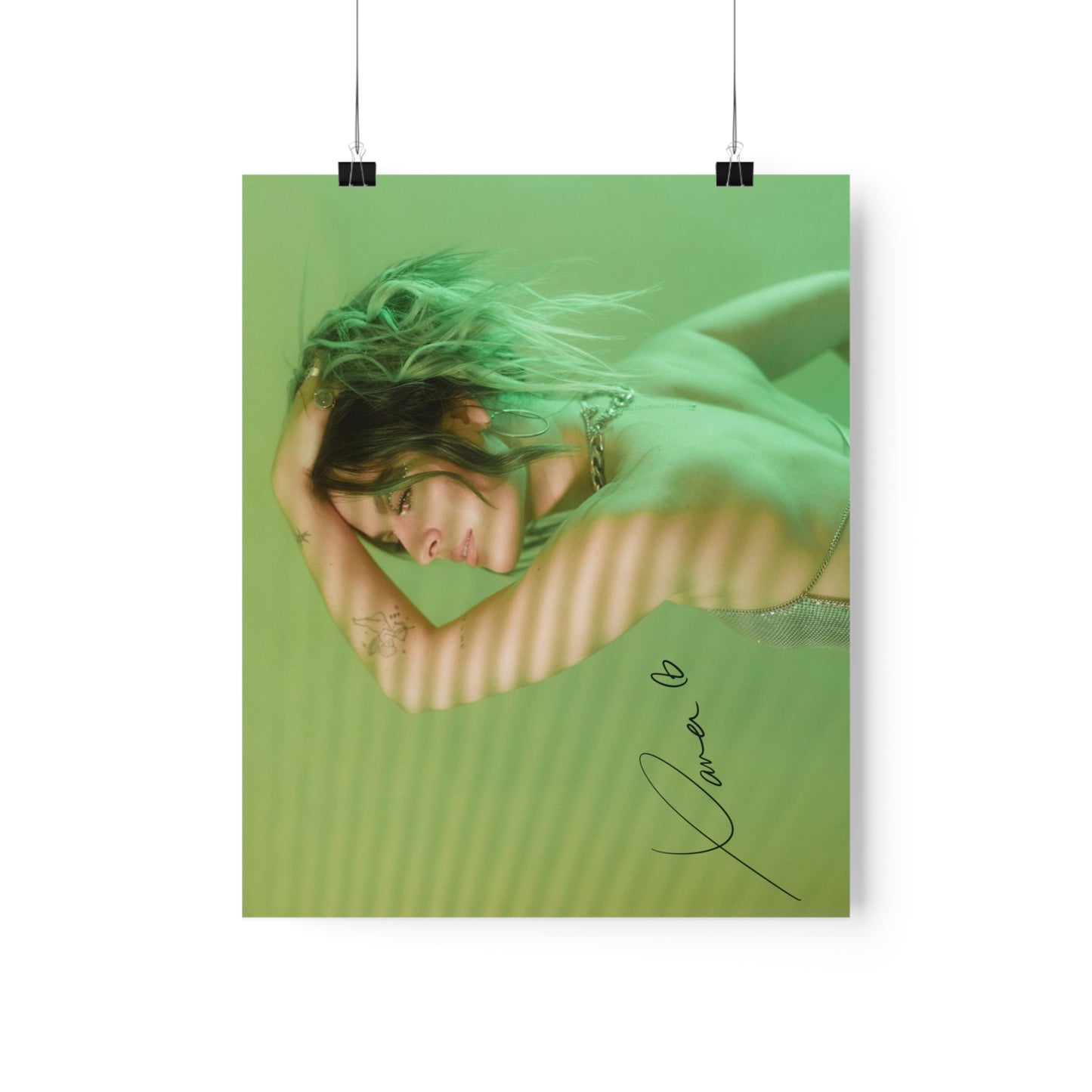 You See Green & Don't Think About Me - Signed Poster