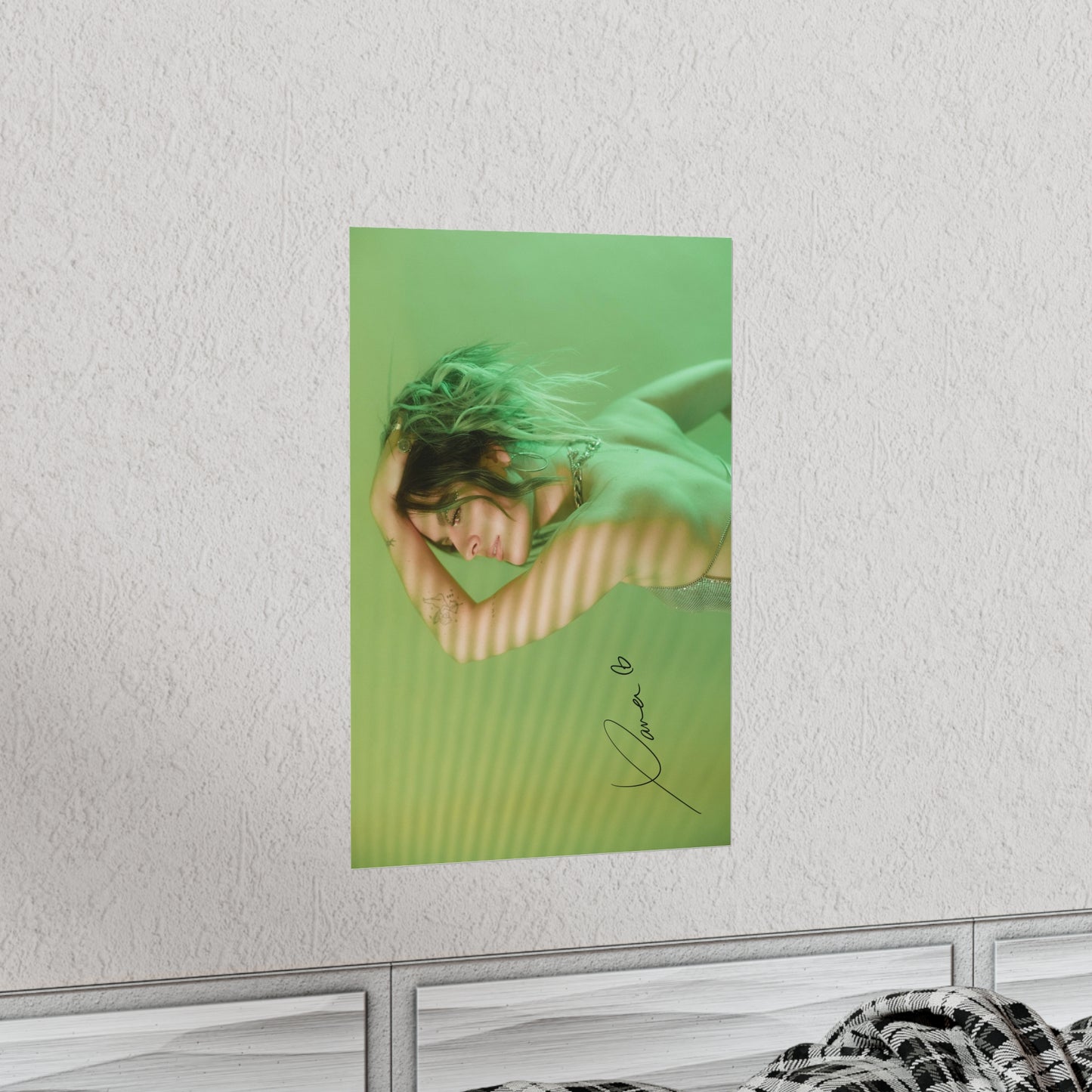 You See Green & Don't Think About Me - Signed Poster