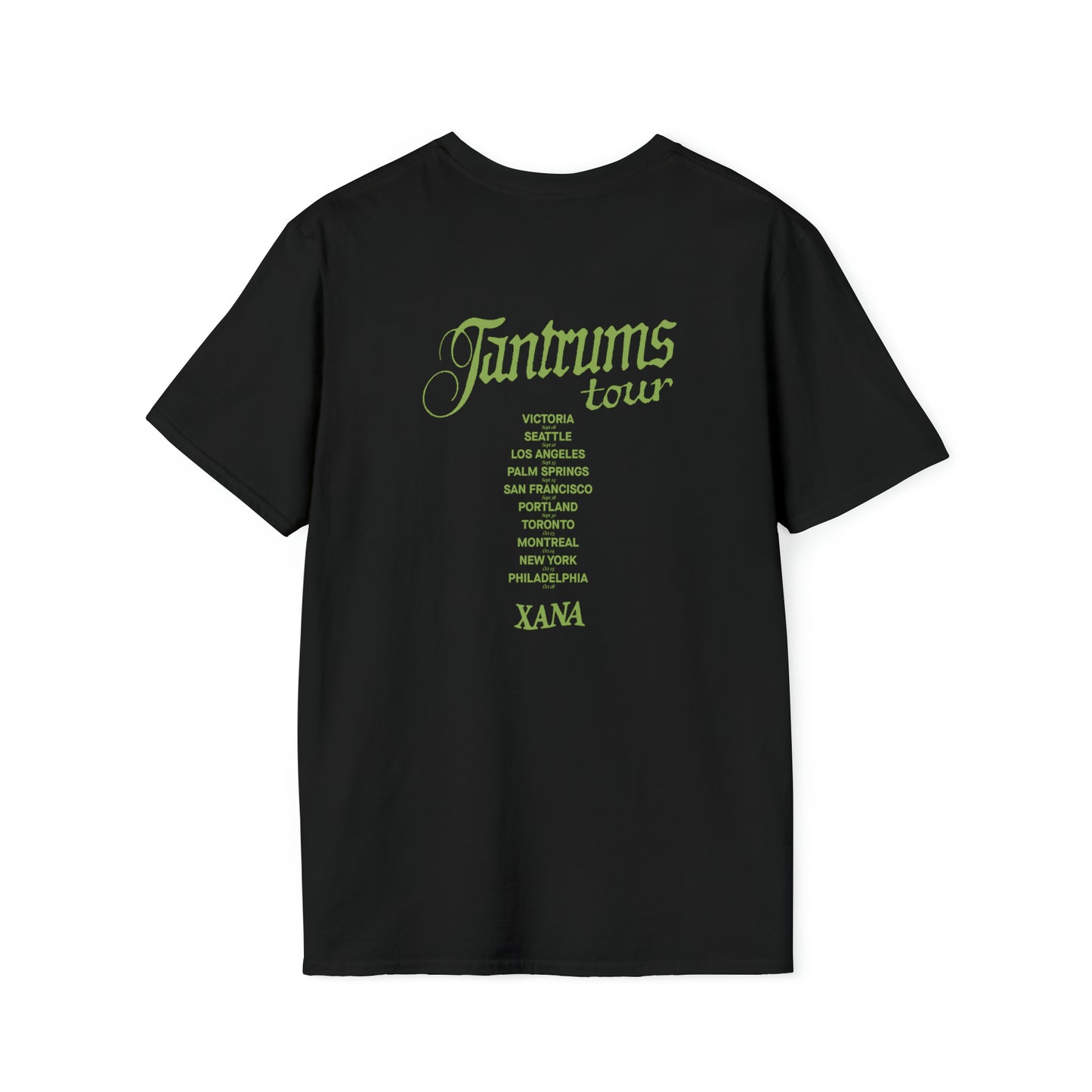 Xana Tour Unisex Softstyle Black T-Shirt CAD