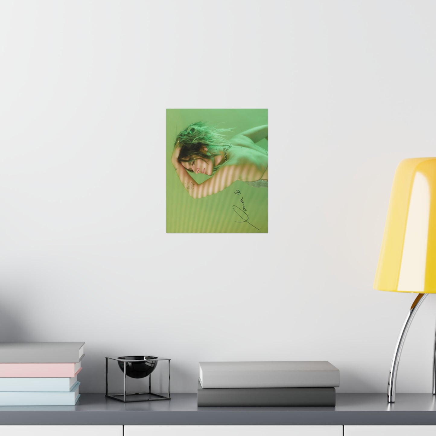 You See Green & Don't Think About Me - Signed Poster