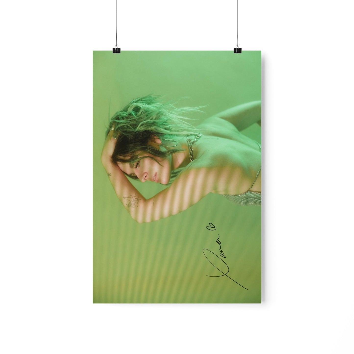 You See Green & Don't Think About Me - Signed Poster
