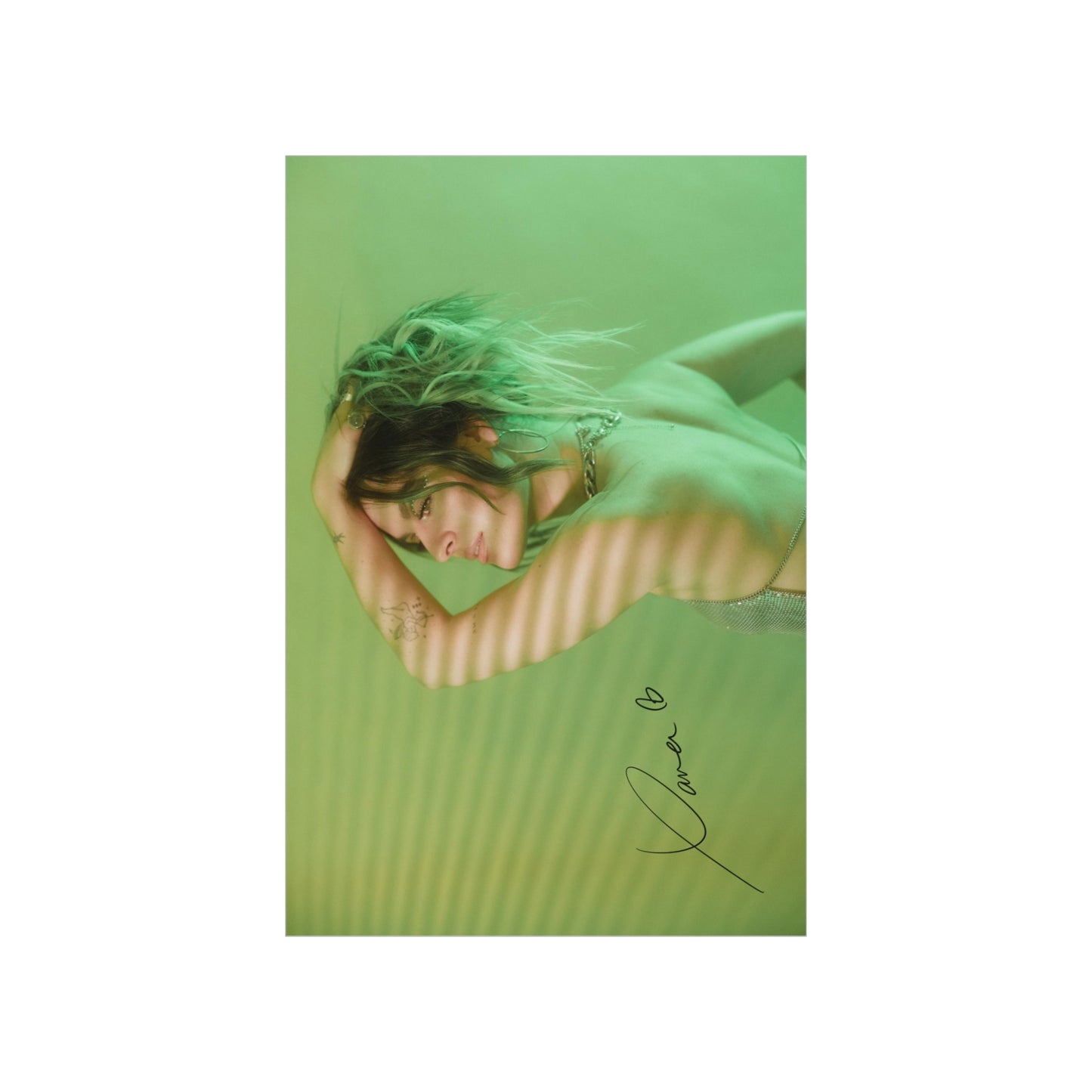 You See Green & Don't Think About Me - Signed Poster