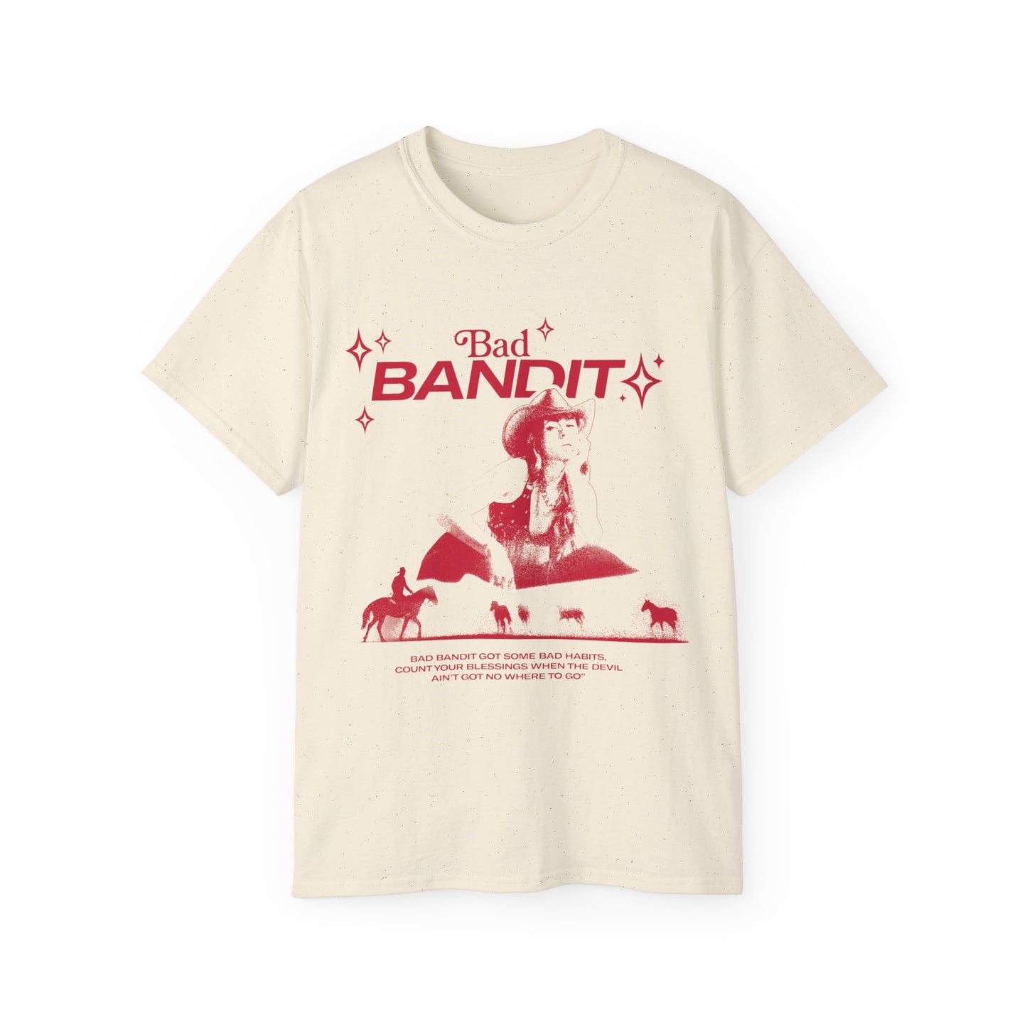 Bad Bandit Tshirt - Red Print