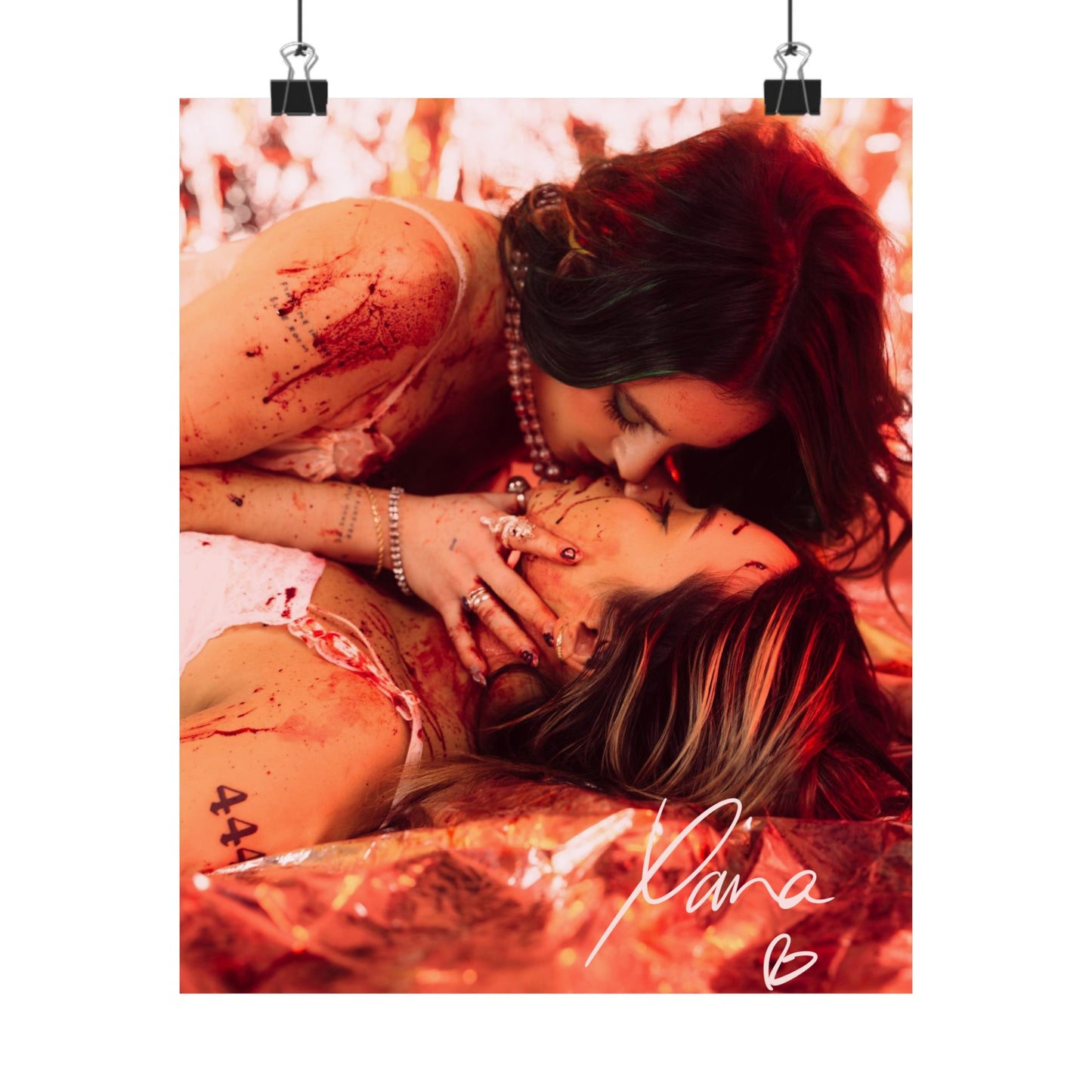 Bloody Lovers - Digitally Signed Poster