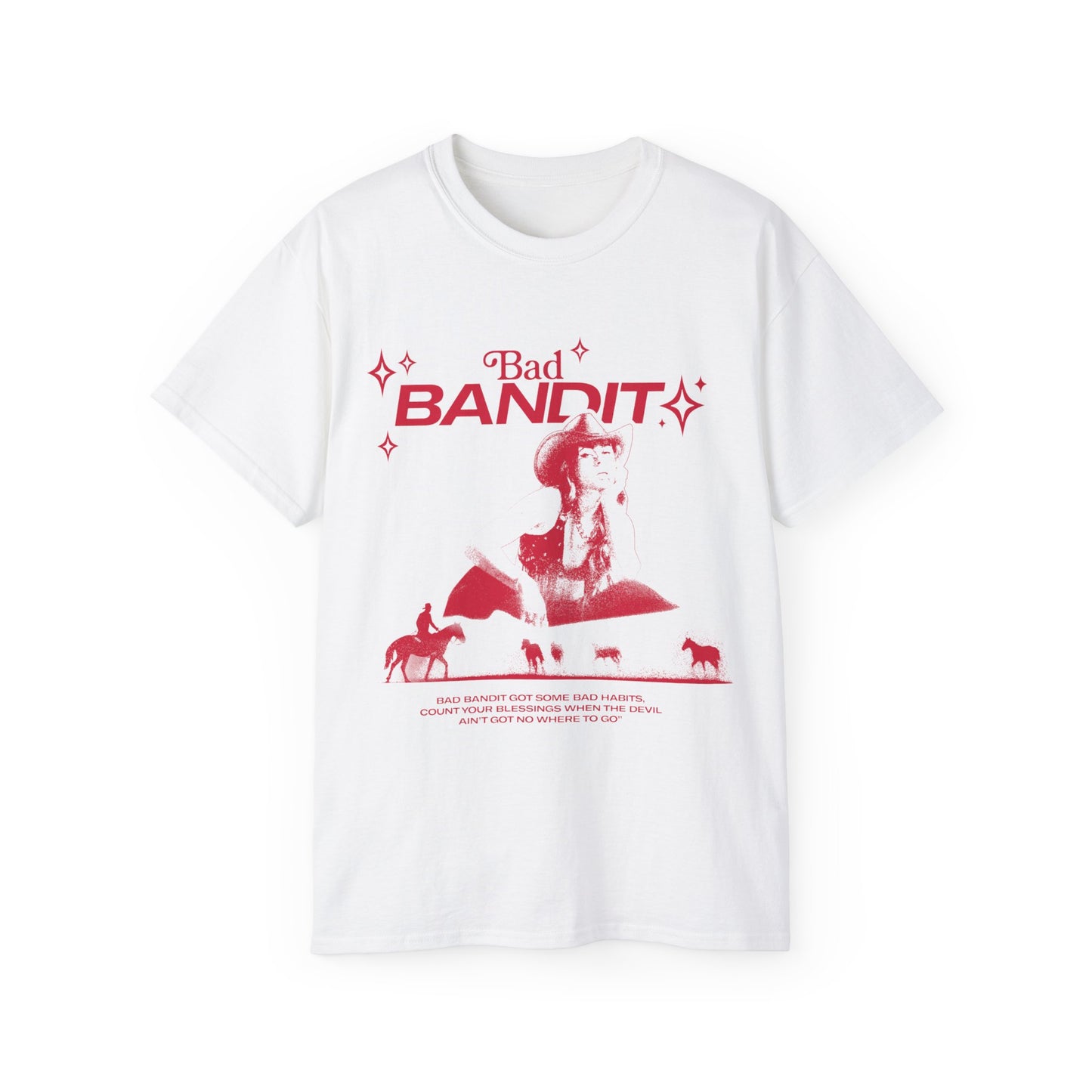 Bad Bandit Tshirt - Red Print